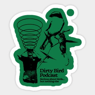 Dirty Bird Shrike Shirt Sticker